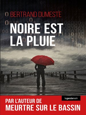 cover image of Noire est la pluie